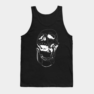 White Skull - Unclench Your Jaw Tank Top